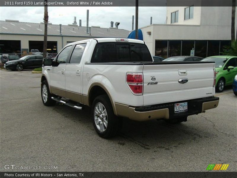 Oxford White / Pale Adobe 2011 Ford F150 Lariat SuperCrew
