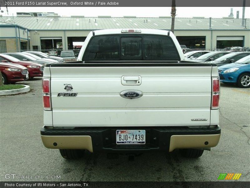 Oxford White / Pale Adobe 2011 Ford F150 Lariat SuperCrew