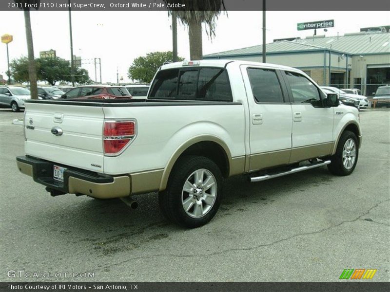 Oxford White / Pale Adobe 2011 Ford F150 Lariat SuperCrew