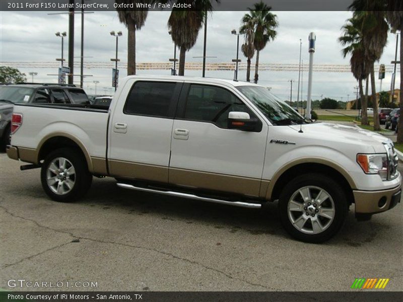 Oxford White / Pale Adobe 2011 Ford F150 Lariat SuperCrew