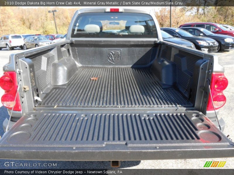 Mineral Gray Metallic / Dark Slate Gray/Medium Slate Gray 2010 Dodge Dakota Big Horn Crew Cab 4x4