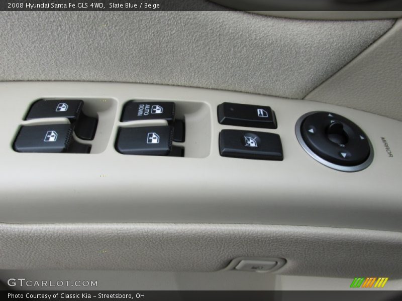 Slate Blue / Beige 2008 Hyundai Santa Fe GLS 4WD