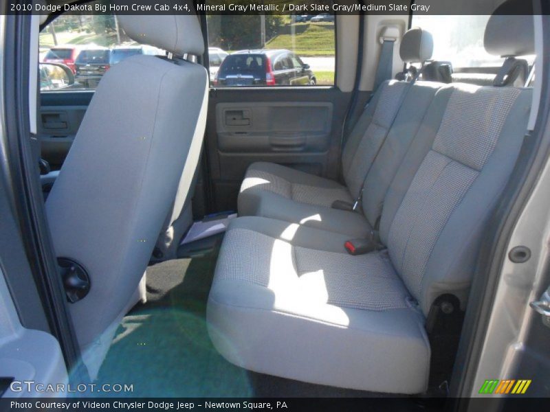 Mineral Gray Metallic / Dark Slate Gray/Medium Slate Gray 2010 Dodge Dakota Big Horn Crew Cab 4x4