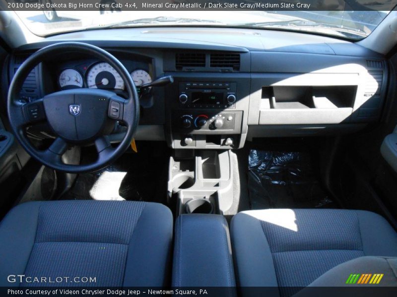 Mineral Gray Metallic / Dark Slate Gray/Medium Slate Gray 2010 Dodge Dakota Big Horn Crew Cab 4x4