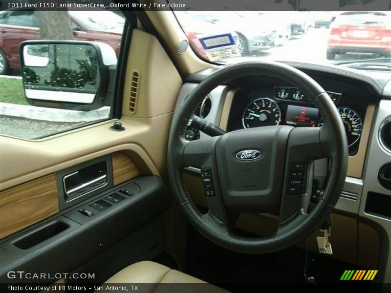 Oxford White / Pale Adobe 2011 Ford F150 Lariat SuperCrew