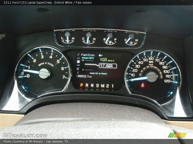 Oxford White / Pale Adobe 2011 Ford F150 Lariat SuperCrew
