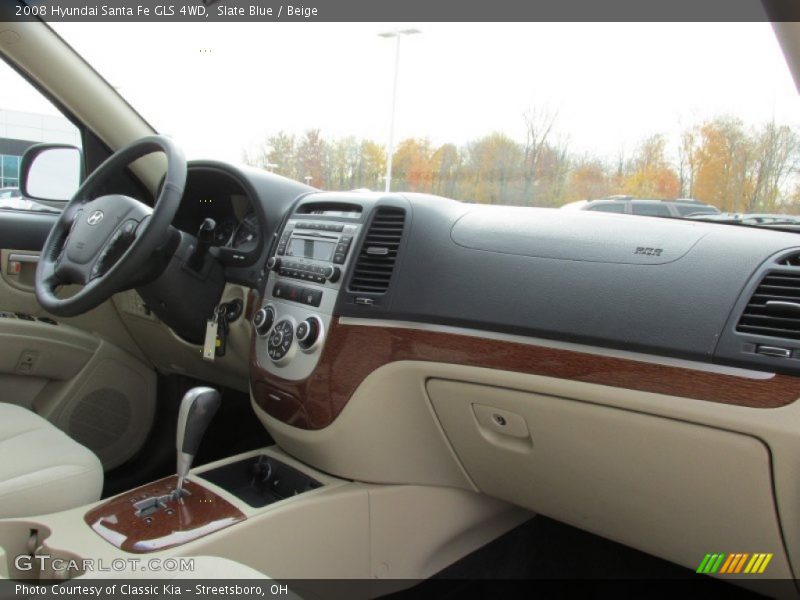 Slate Blue / Beige 2008 Hyundai Santa Fe GLS 4WD