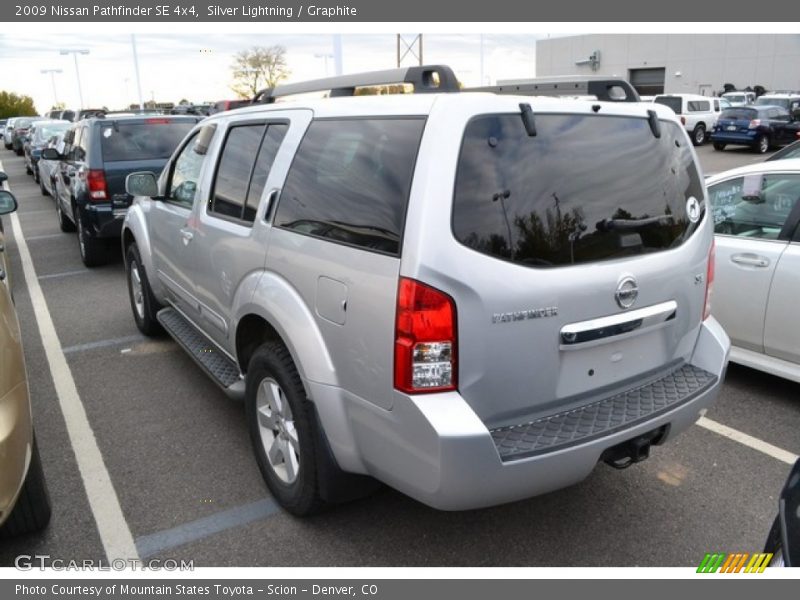 Silver Lightning / Graphite 2009 Nissan Pathfinder SE 4x4