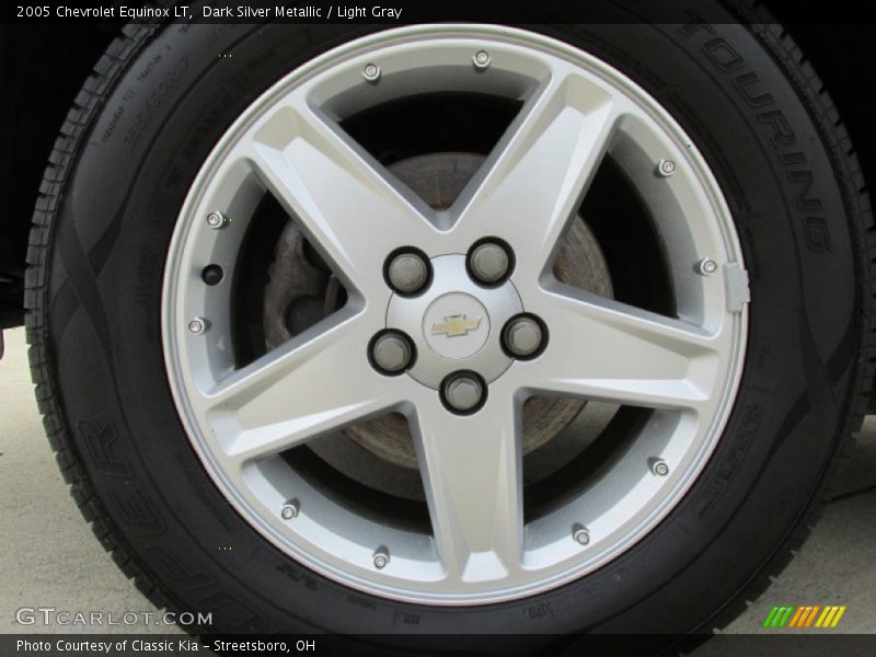 Dark Silver Metallic / Light Gray 2005 Chevrolet Equinox LT