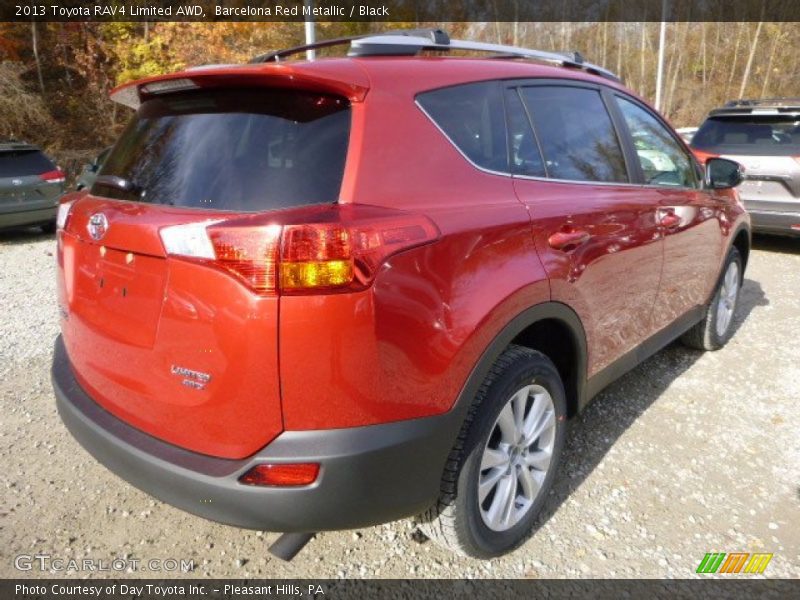 Barcelona Red Metallic / Black 2013 Toyota RAV4 Limited AWD