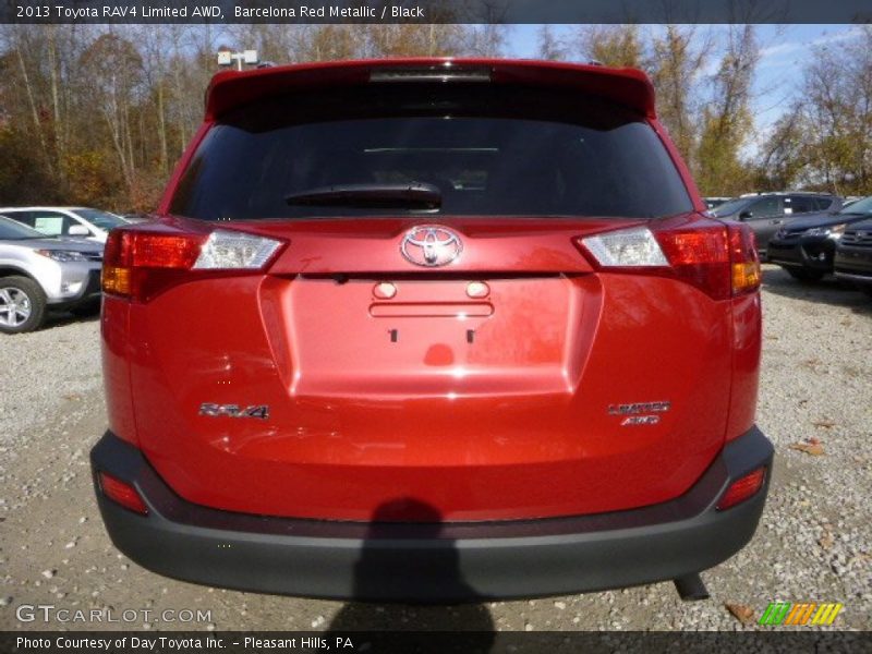 Barcelona Red Metallic / Black 2013 Toyota RAV4 Limited AWD