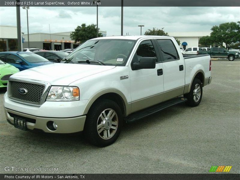 Oxford White / Tan 2008 Ford F150 Lariat SuperCrew