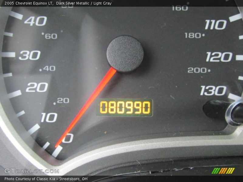 Dark Silver Metallic / Light Gray 2005 Chevrolet Equinox LT