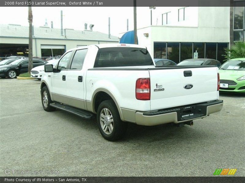 Oxford White / Tan 2008 Ford F150 Lariat SuperCrew