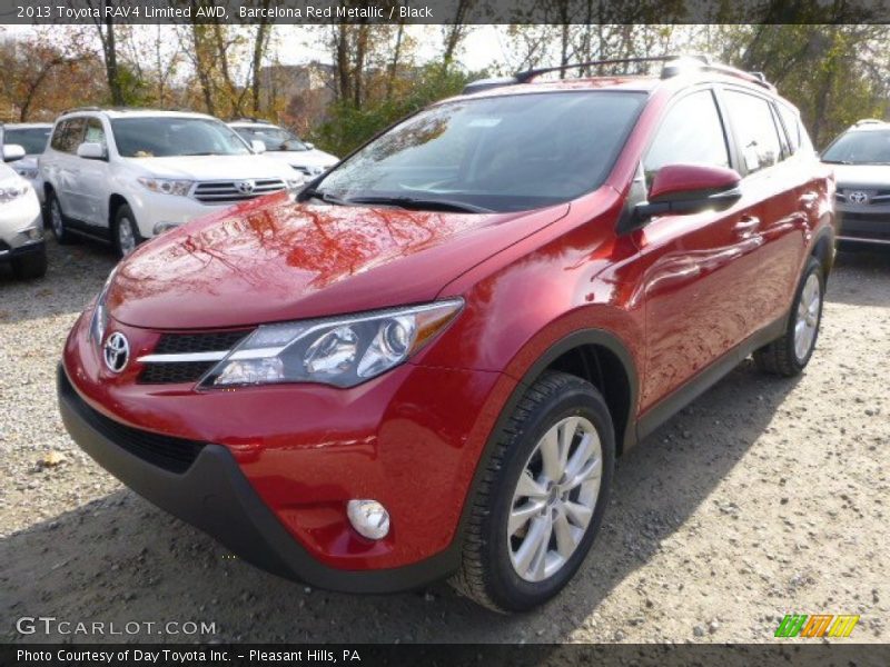 Barcelona Red Metallic / Black 2013 Toyota RAV4 Limited AWD
