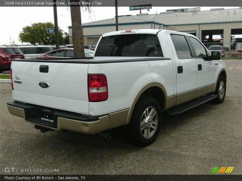 Oxford White / Tan 2008 Ford F150 Lariat SuperCrew