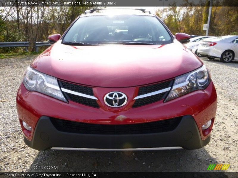 Barcelona Red Metallic / Black 2013 Toyota RAV4 Limited AWD