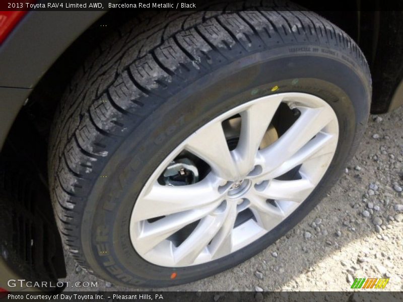 Barcelona Red Metallic / Black 2013 Toyota RAV4 Limited AWD
