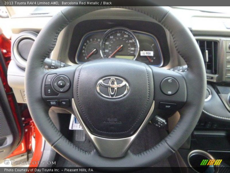 Barcelona Red Metallic / Black 2013 Toyota RAV4 Limited AWD