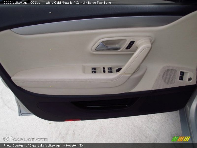 White Gold Metallic / Cornsilk Beige Two Tone 2010 Volkswagen CC Sport