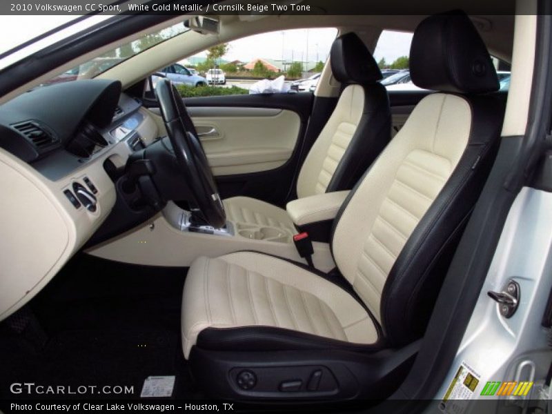 White Gold Metallic / Cornsilk Beige Two Tone 2010 Volkswagen CC Sport