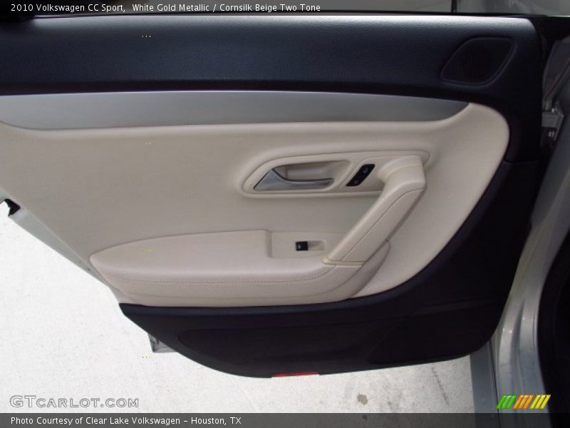 White Gold Metallic / Cornsilk Beige Two Tone 2010 Volkswagen CC Sport