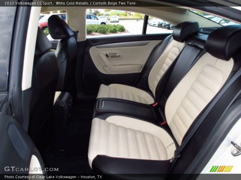 White Gold Metallic / Cornsilk Beige Two Tone 2010 Volkswagen CC Sport