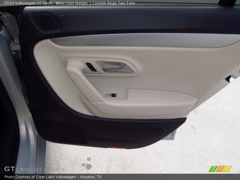White Gold Metallic / Cornsilk Beige Two Tone 2010 Volkswagen CC Sport