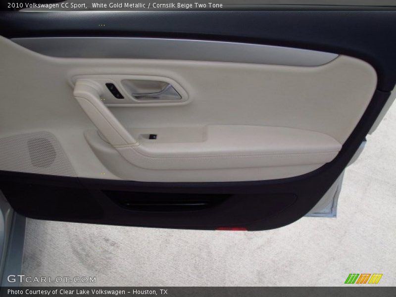 White Gold Metallic / Cornsilk Beige Two Tone 2010 Volkswagen CC Sport
