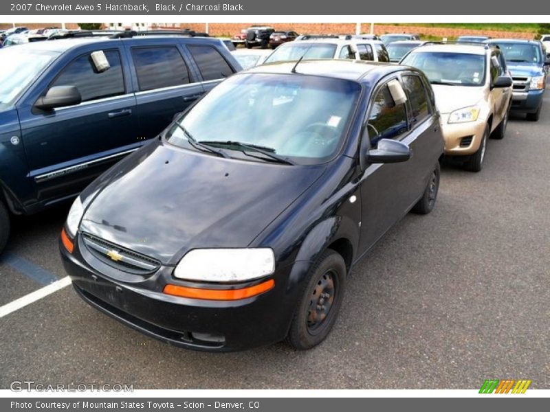 Black / Charcoal Black 2007 Chevrolet Aveo 5 Hatchback