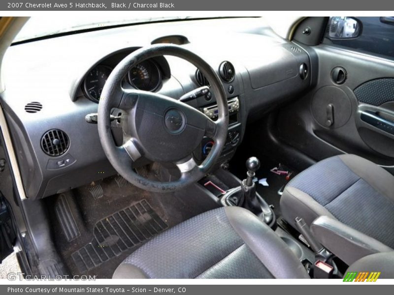 Black / Charcoal Black 2007 Chevrolet Aveo 5 Hatchback