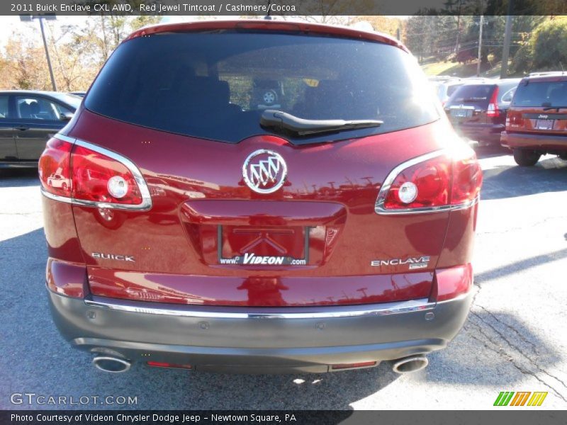 Red Jewel Tintcoat / Cashmere/Cocoa 2011 Buick Enclave CXL AWD