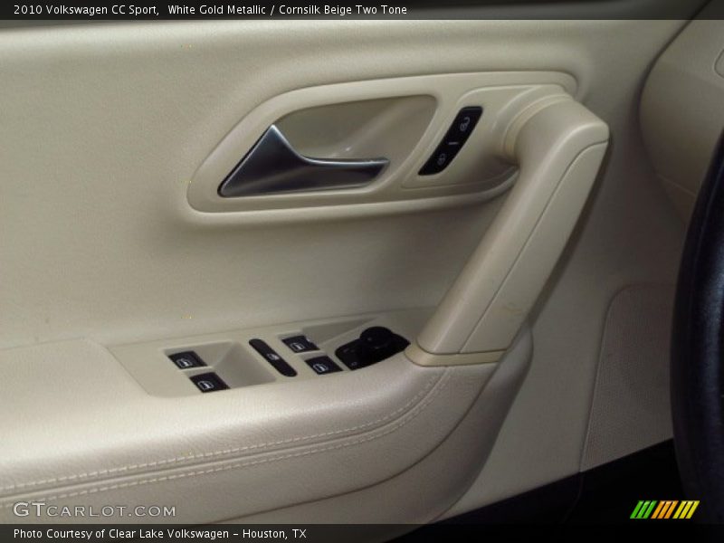 White Gold Metallic / Cornsilk Beige Two Tone 2010 Volkswagen CC Sport