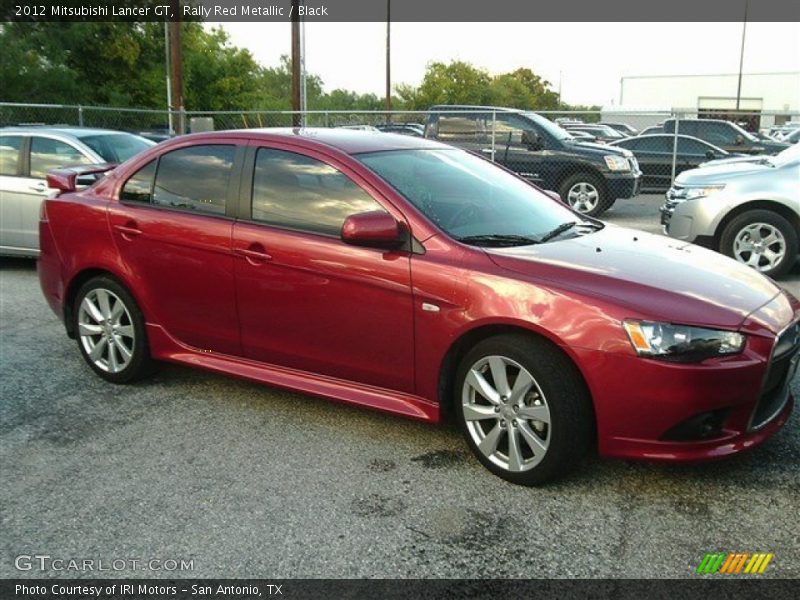 Rally Red Metallic / Black 2012 Mitsubishi Lancer GT