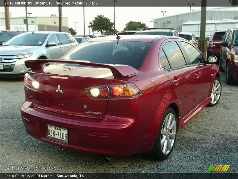 Rally Red Metallic / Black 2012 Mitsubishi Lancer GT