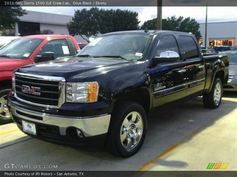 Onyx Black / Ebony 2011 GMC Sierra 1500 SLE Crew Cab