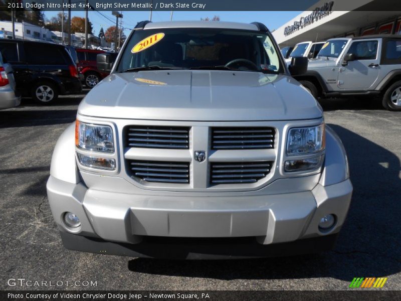 Bright Silver Metallic / Dark Slate Gray 2011 Dodge Nitro Heat 4x4