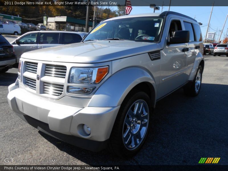 Bright Silver Metallic / Dark Slate Gray 2011 Dodge Nitro Heat 4x4