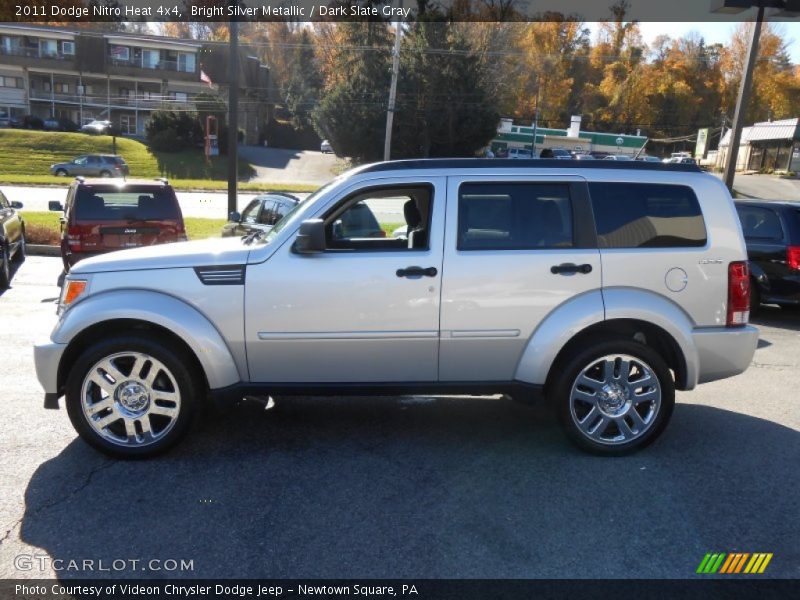 Bright Silver Metallic / Dark Slate Gray 2011 Dodge Nitro Heat 4x4