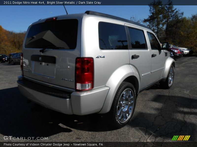 Bright Silver Metallic / Dark Slate Gray 2011 Dodge Nitro Heat 4x4