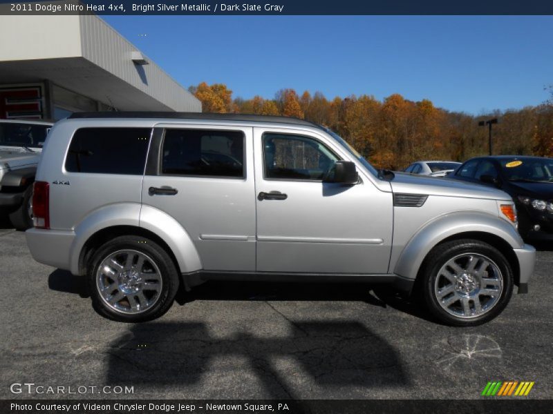 Bright Silver Metallic / Dark Slate Gray 2011 Dodge Nitro Heat 4x4