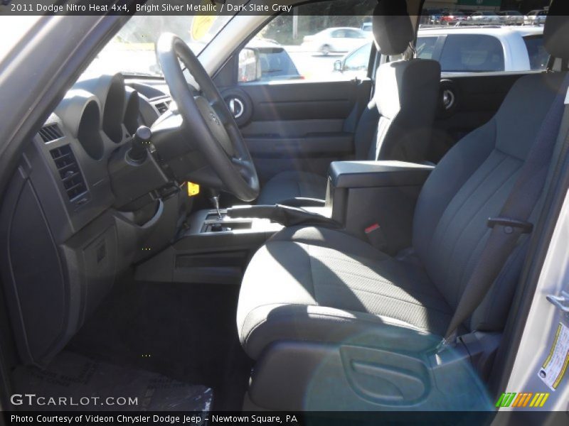 Bright Silver Metallic / Dark Slate Gray 2011 Dodge Nitro Heat 4x4