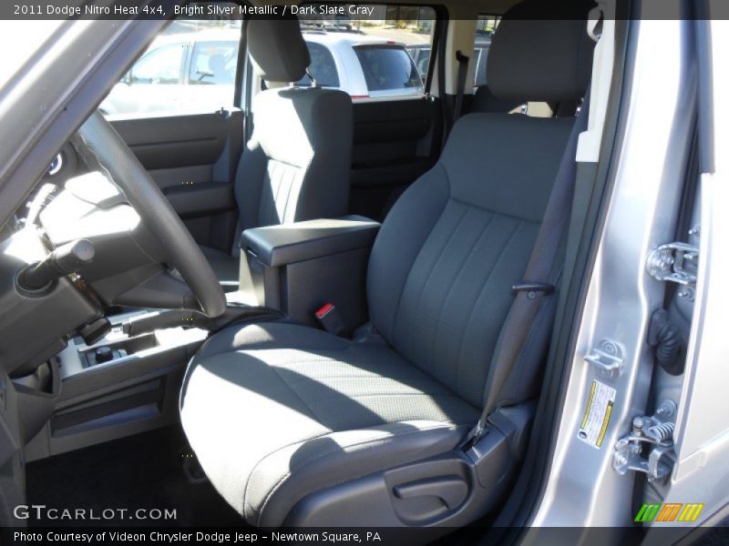 Bright Silver Metallic / Dark Slate Gray 2011 Dodge Nitro Heat 4x4