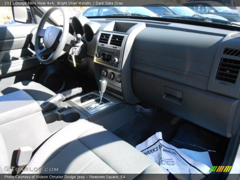 Bright Silver Metallic / Dark Slate Gray 2011 Dodge Nitro Heat 4x4