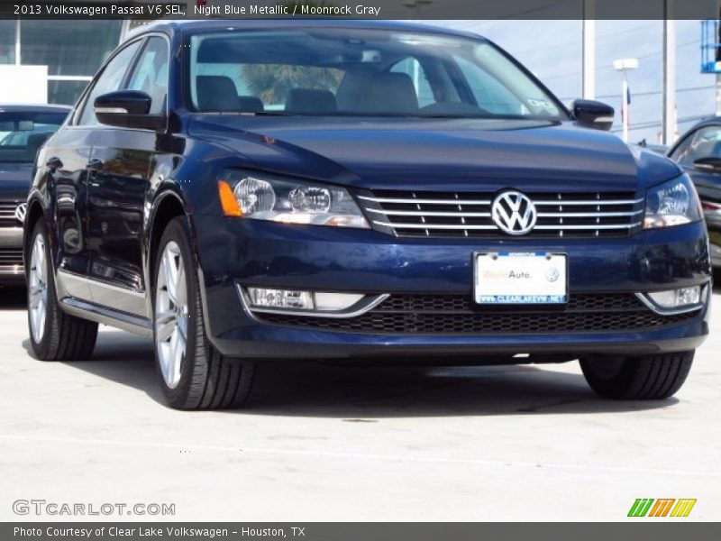 Night Blue Metallic / Moonrock Gray 2013 Volkswagen Passat V6 SEL