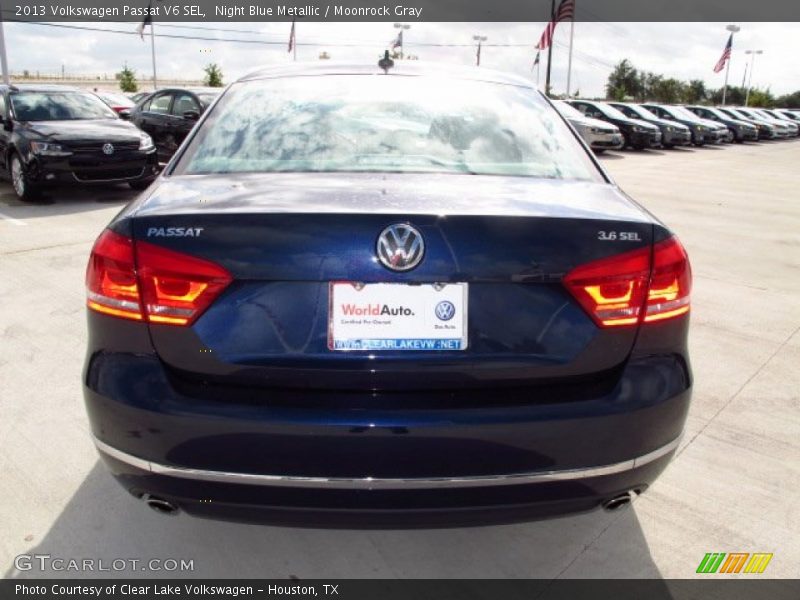 Night Blue Metallic / Moonrock Gray 2013 Volkswagen Passat V6 SEL