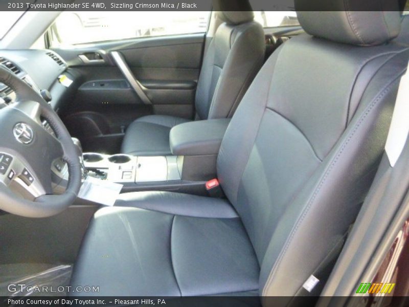 Sizzling Crimson Mica / Black 2013 Toyota Highlander SE 4WD