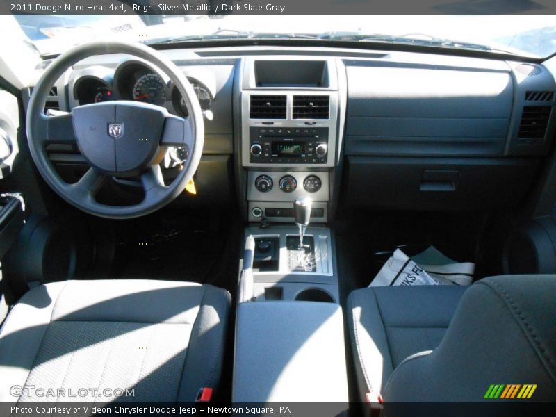 Bright Silver Metallic / Dark Slate Gray 2011 Dodge Nitro Heat 4x4