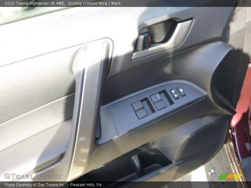 Sizzling Crimson Mica / Black 2013 Toyota Highlander SE 4WD