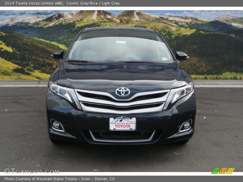 Cosmic Gray Mica / Light Gray 2014 Toyota Venza Limited AWD
